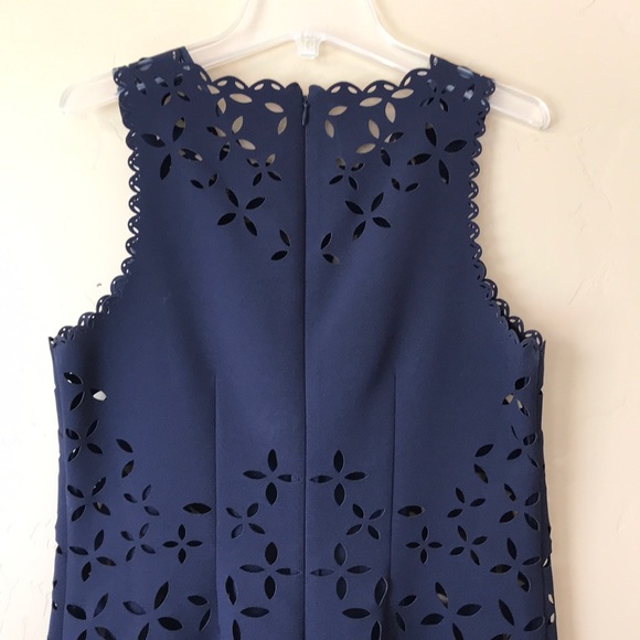 JCrew laser-cut blue sheet dress - Picture 2 of 6